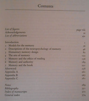 The Book of Memory: A Study of Memory in Medieval Culture (Cambridge Studies in Medieval Literature, Series Number 10),Used