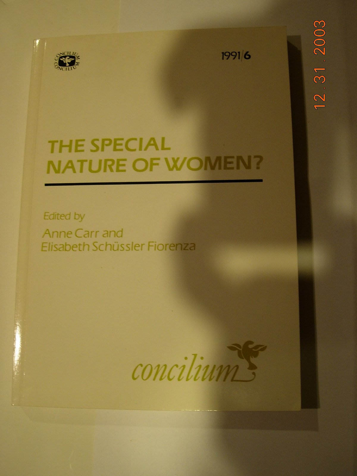 Concilium 1991/6 The Special Nature of Women,Used