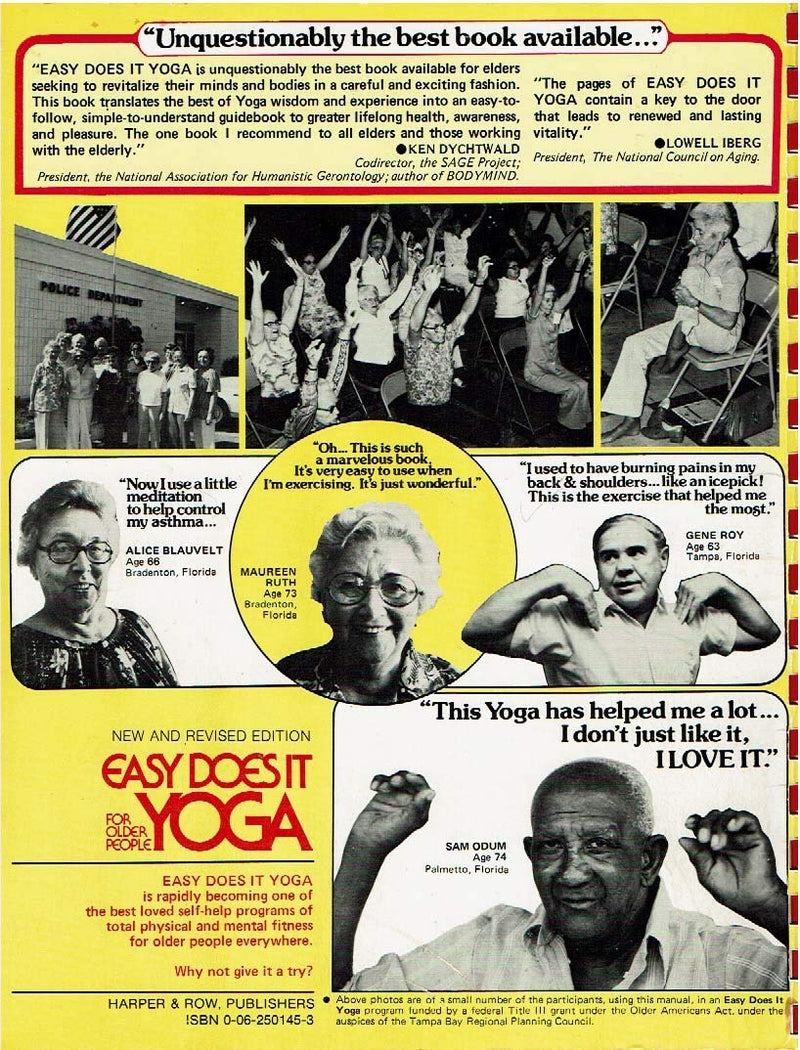 Easy Does It Yoga For Older People,Used