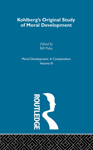 Kohlberg'S Orginal Study Of Moral Development (Moral Development: A Compendium),Used