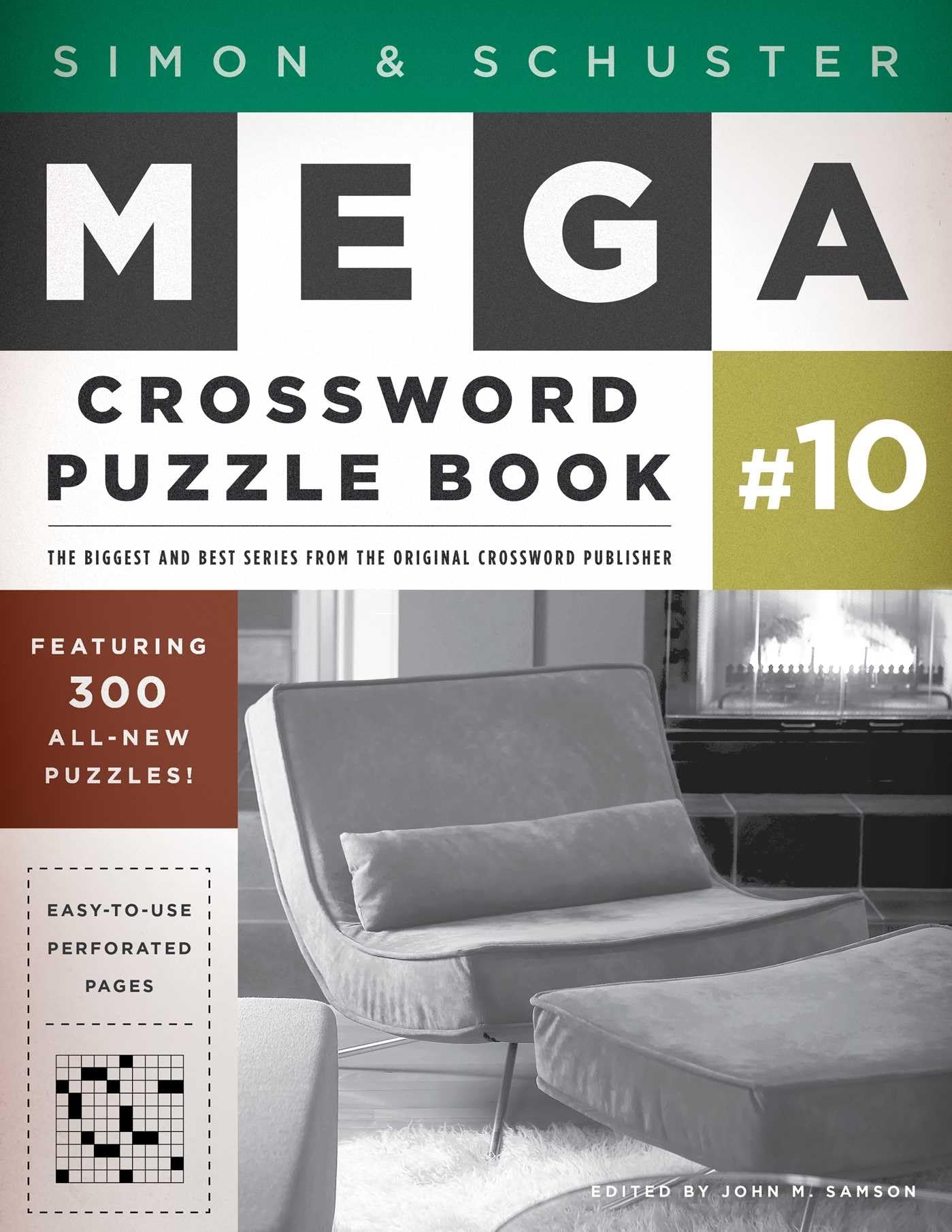 Simon & Schuster Mega Crossword Puzzle Book #10 (10) (S&S Mega Crossword Puzzles),Used