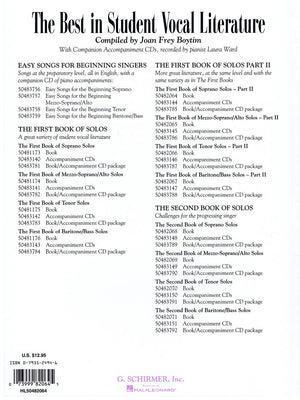 The First Book Of Soprano Solos  Part Ii,New