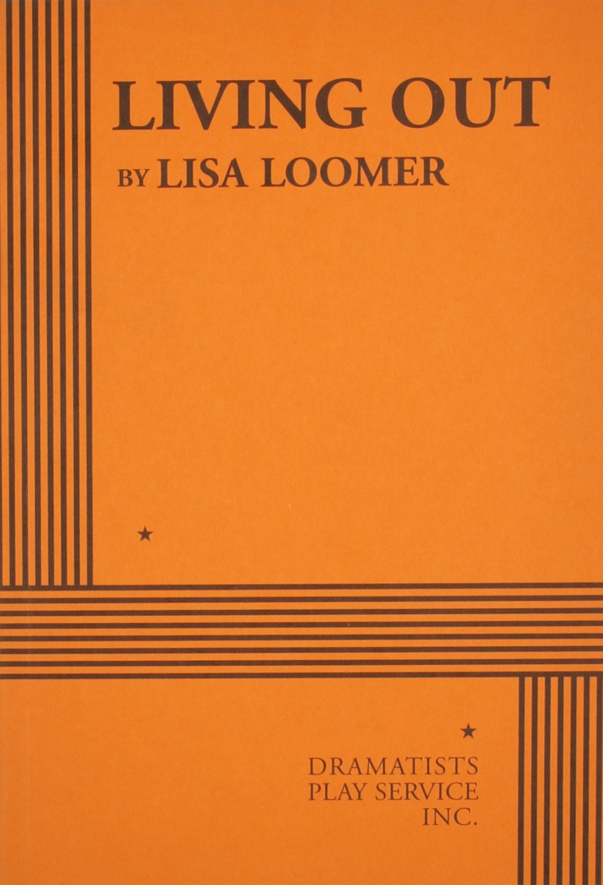 Living Out  Acting Edition (Acting Edition for Theater Productions),New