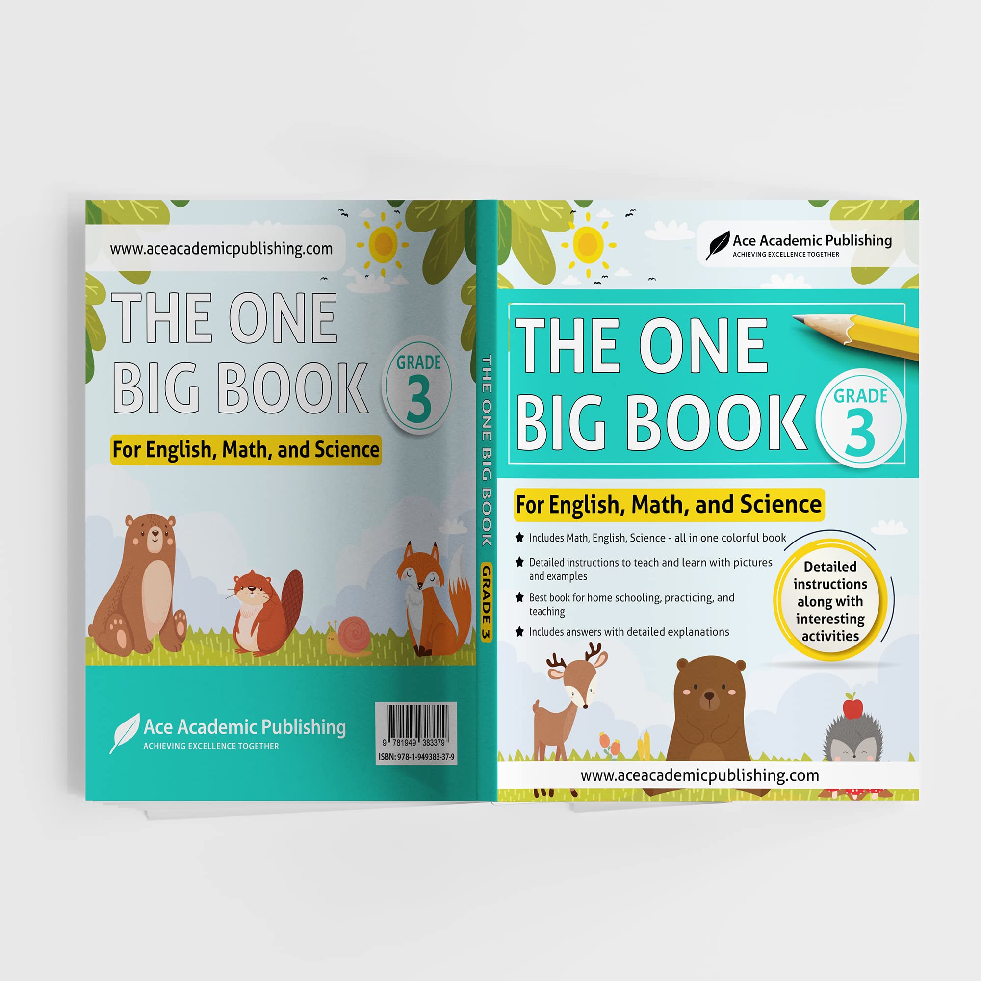 The One Big Book  Grade 3: For English, Math and Science,Used