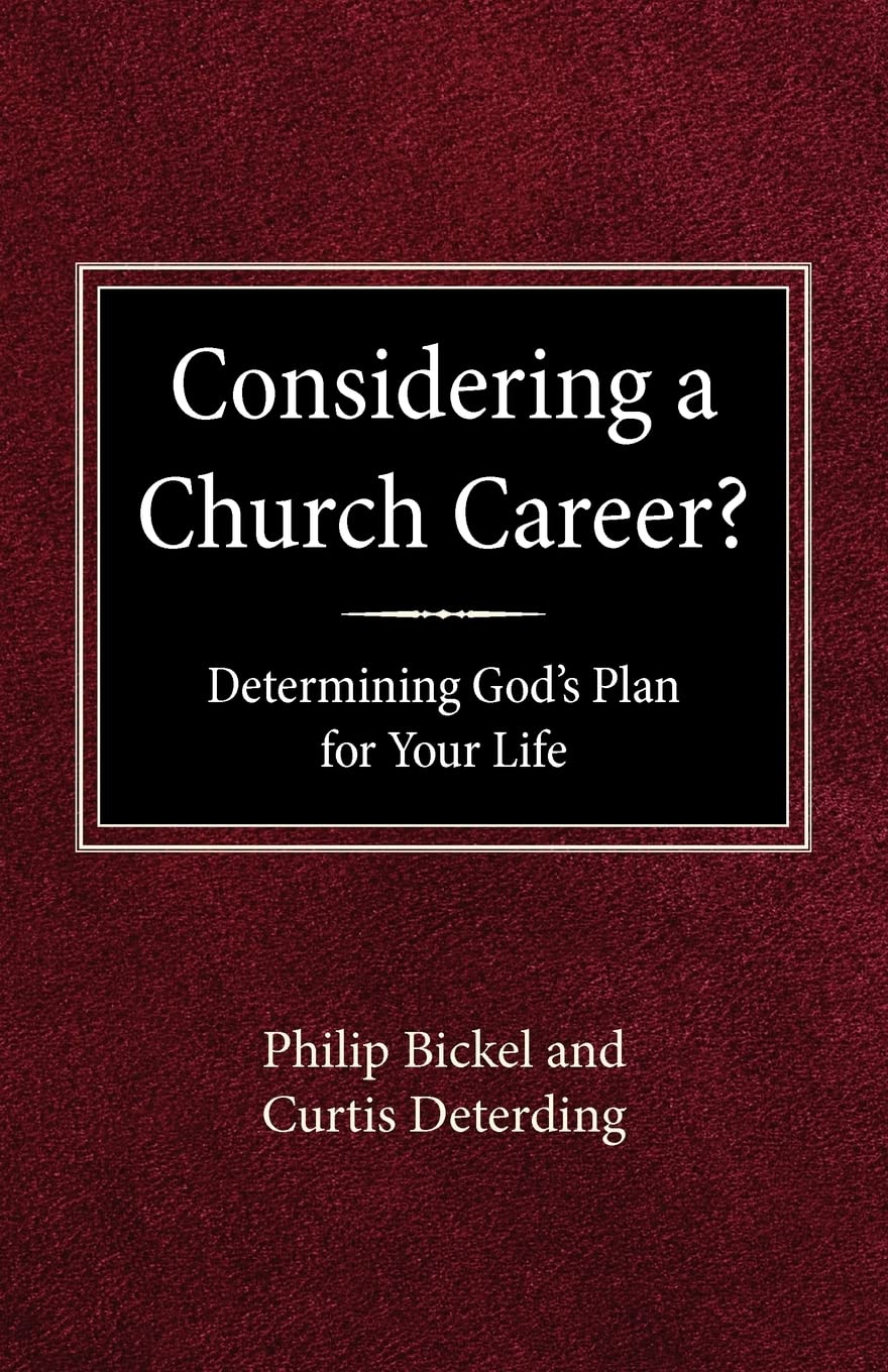 Considering A Church Career? Determining God's Plan For Your Life,Used