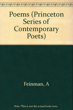 Poems (Princeton Series of Contemporary Poets),Used