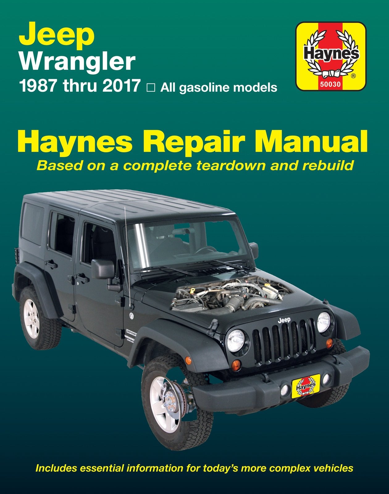 Jeep Wrangler 4cyl & 6cyl, 2WD & 4WD (8717) Haynes Manual USA (Paperback),Used