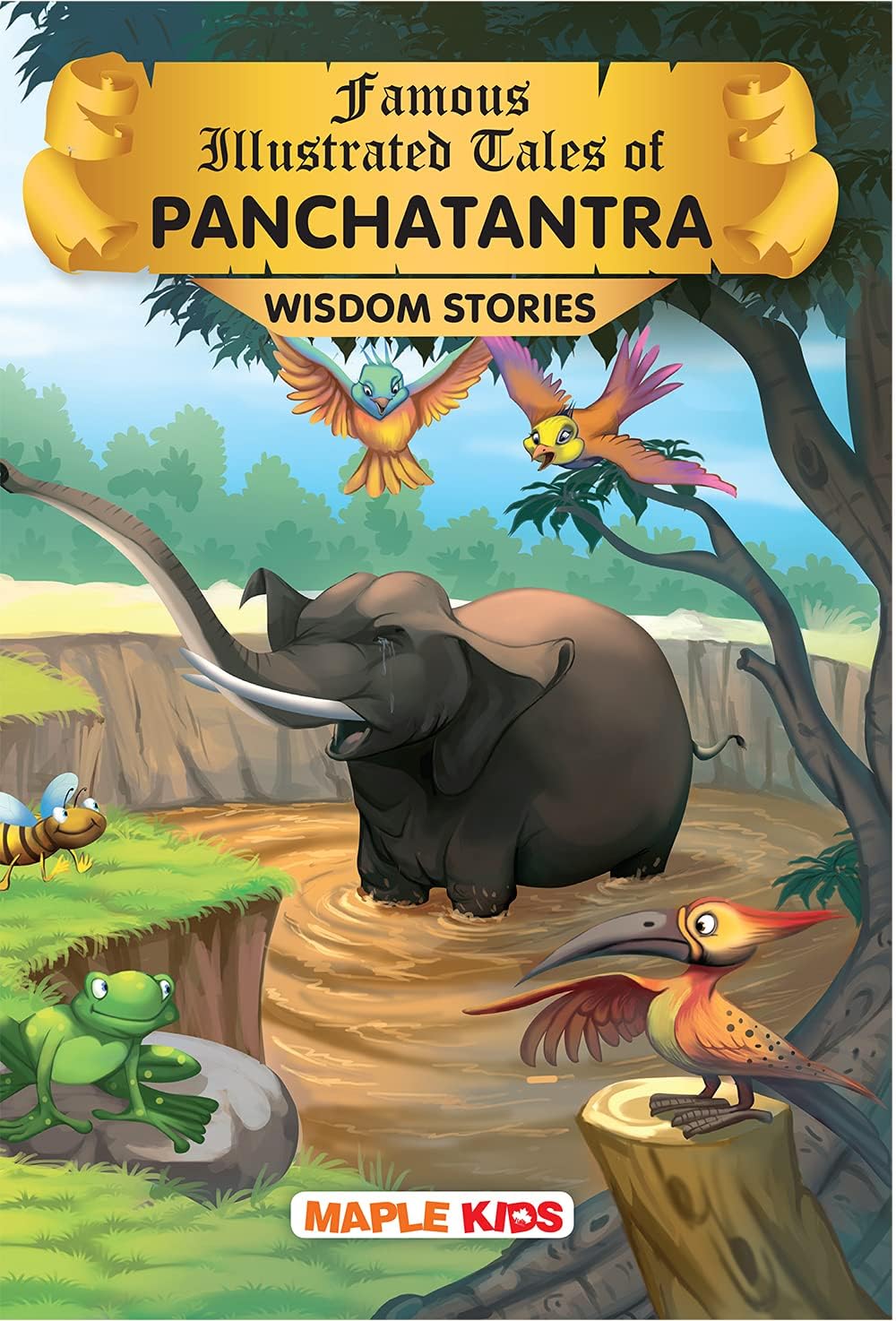 Panchatantra - Wisdom Stories (Illustrated) - Story Book For Kids - Short Stories For Children - English Stories With Colourful Pictures - Bedtime Stories - Children Story Book - Book For Kids 6+ Years Old - Read Aloud To Infants, Toddlers - Moral Stories