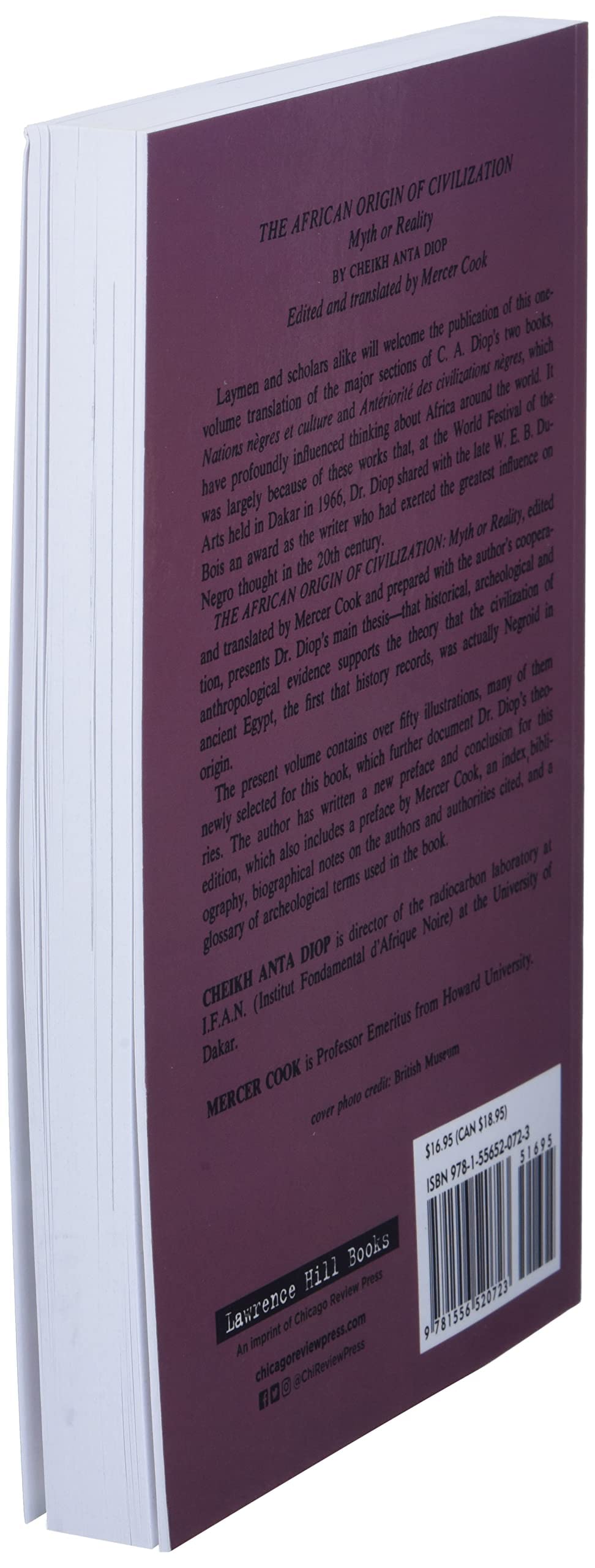 The African Origin of Civilization: Myth or Reality,New