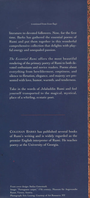 The Essential Rumi,New