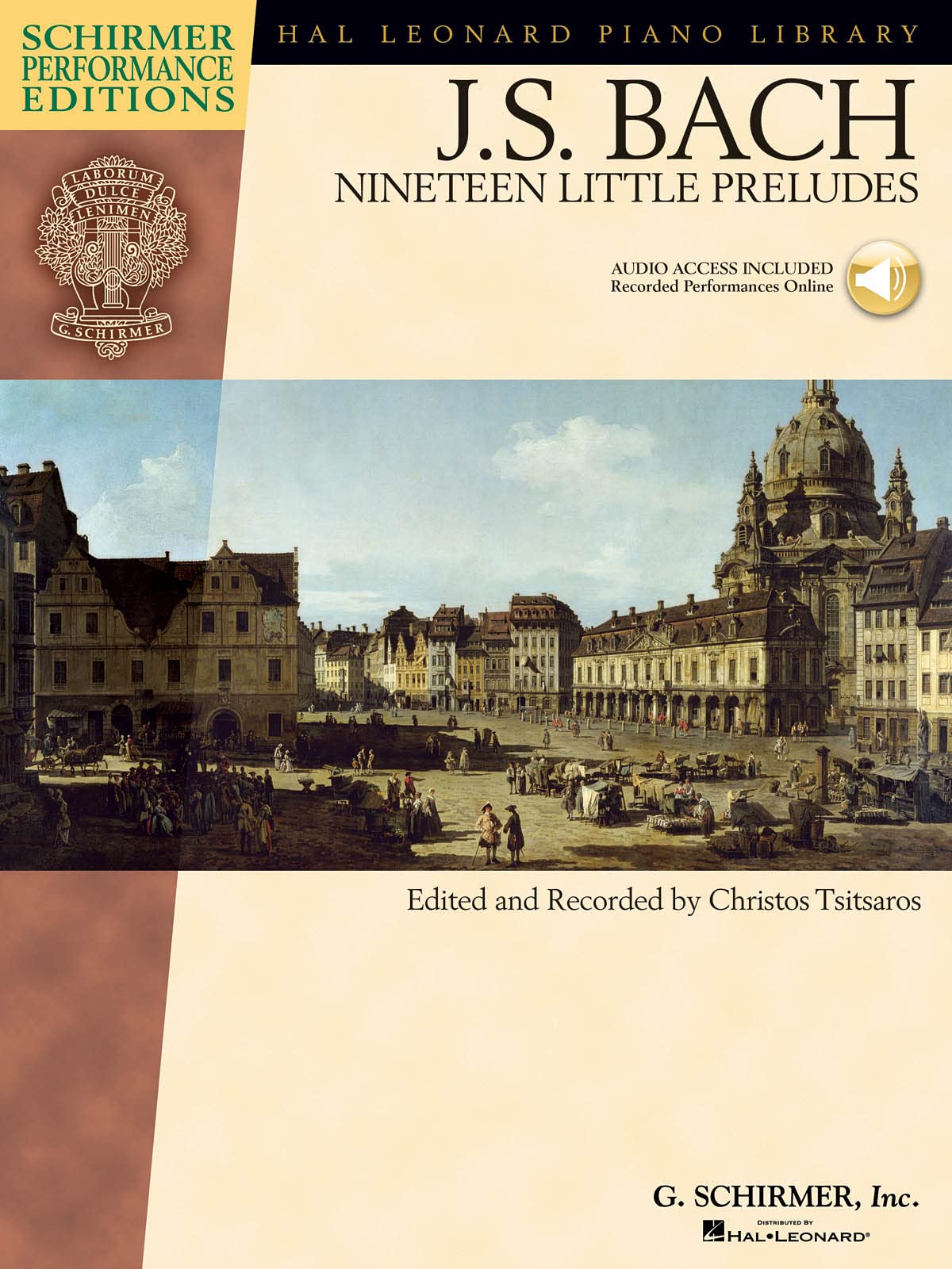 Johann Sebastian Bach  Nineteen Little Preludes With Online Audio Of Performances (Schirmer Performance Editions) (Schirmer Per,Used