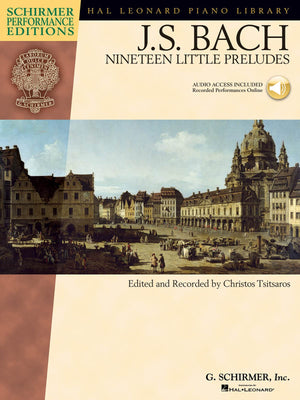 Johann Sebastian Bach  Nineteen Little Preludes With Online Audio Of Performances (Schirmer Performance Editions) (Schirmer Per,Used