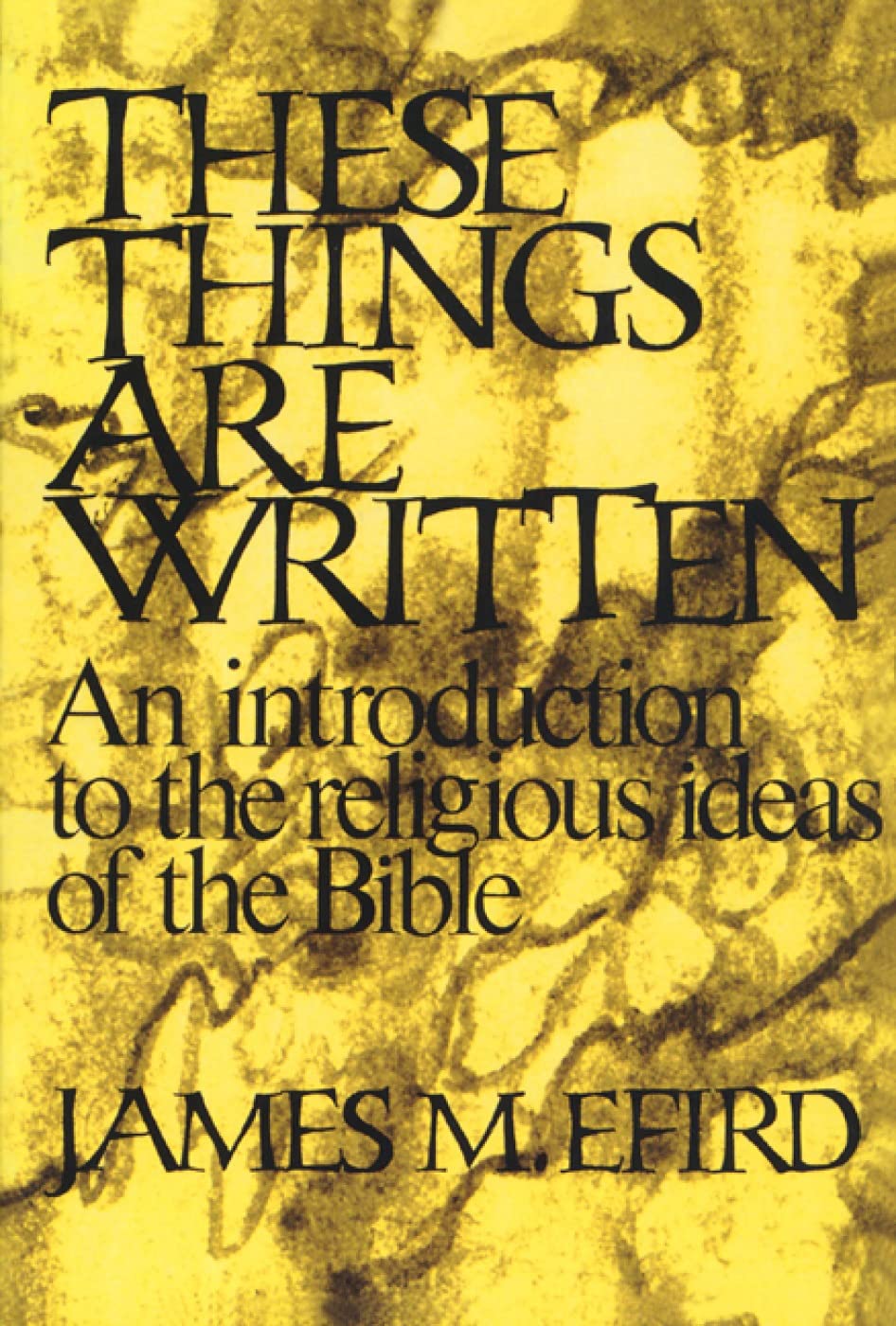 These Things Are Written: An Introduction To The Religious Ideas Of The Bible,Used