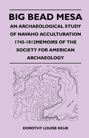 Big Bead Mesa  An Archaeological Study of Navaho Acculturation 17451812memoirs of the Society for American Archaeology,Used