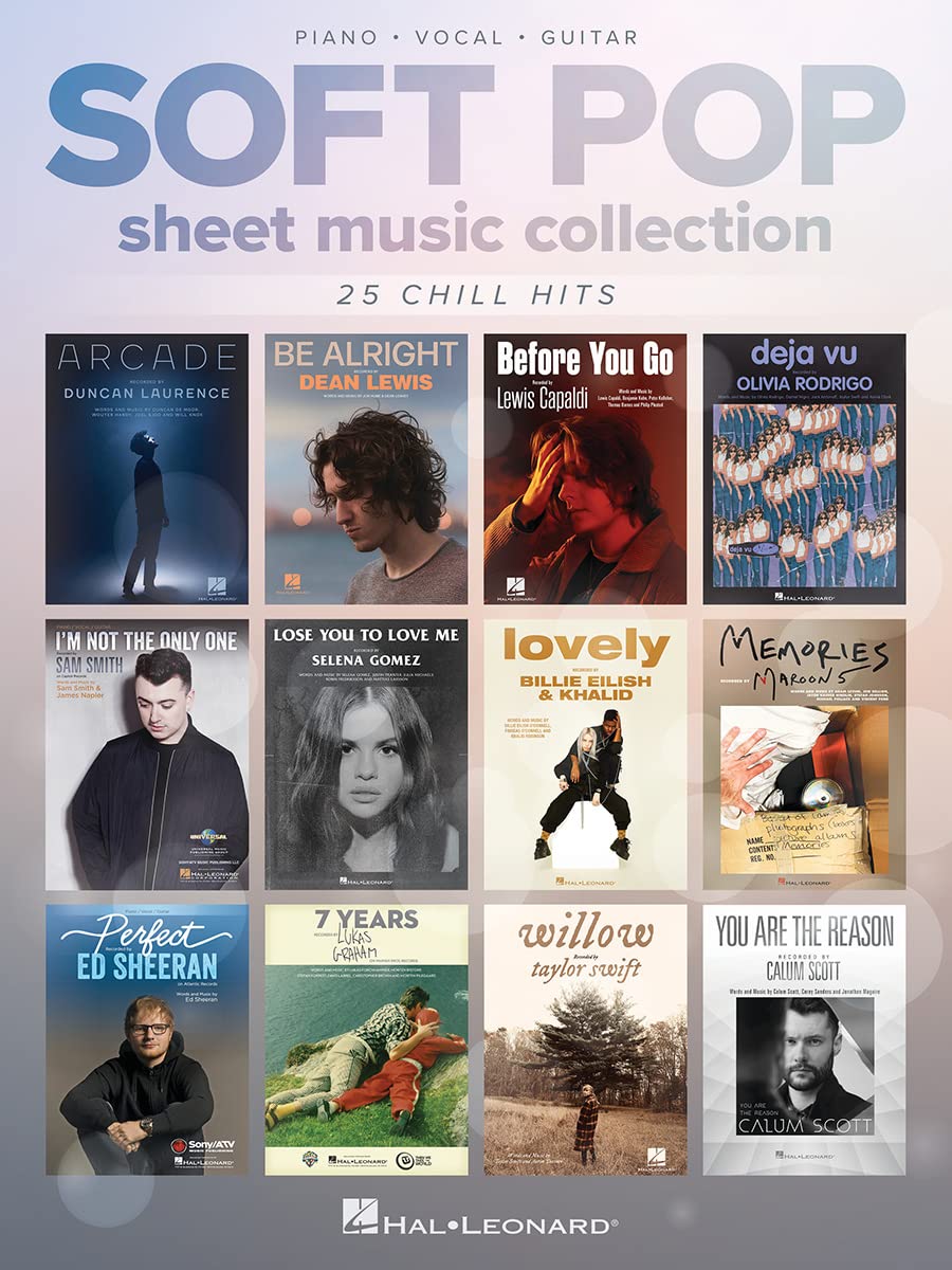 Soft Pop Sheet Music Collection  Piano/Vocal/Guitar Songbook,Used