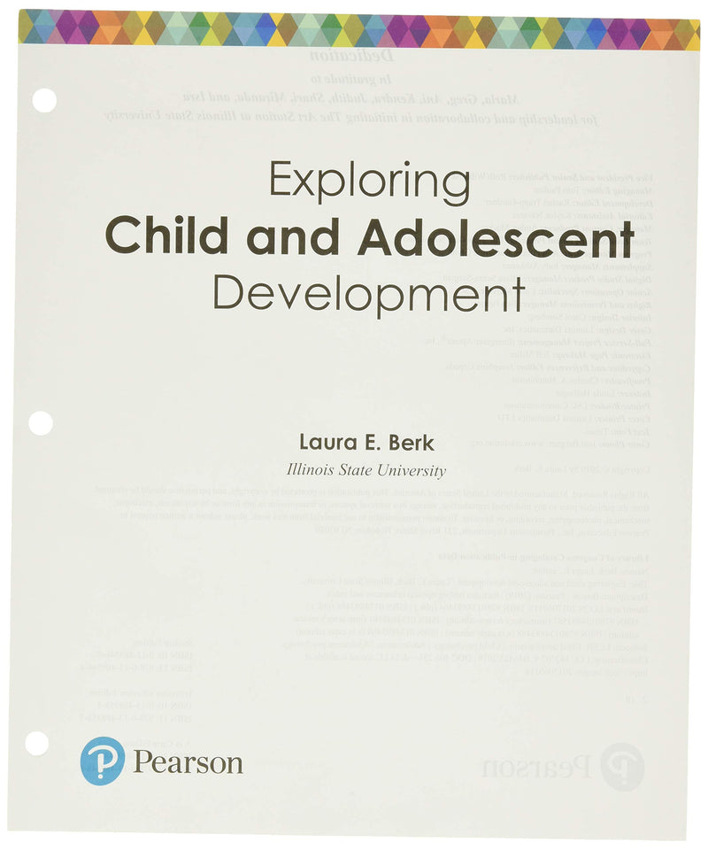 Exploring Child & Adolescent Development -- Loose-Leaf Edition-New