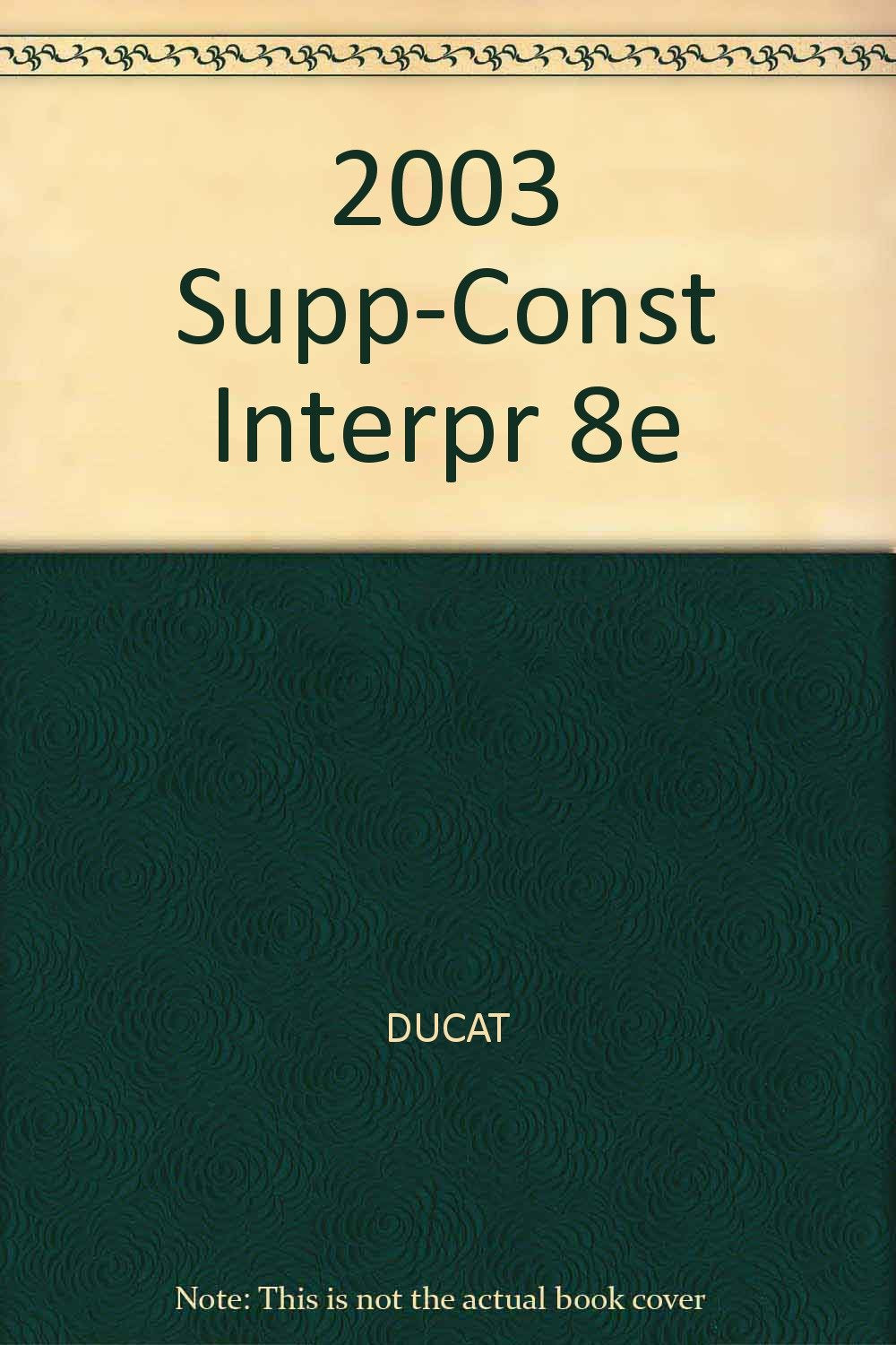 2003 SuppConst Interpr 8e,Used