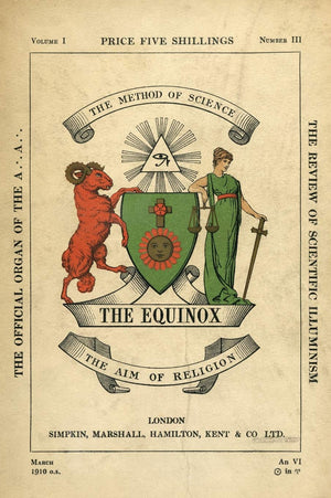 The Equinox: Keep Silence Edition, Vol. 1, No. 3,Used