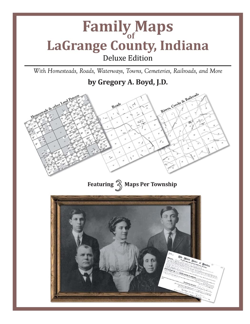 Family Maps of LaGrange County, Indiana,Used