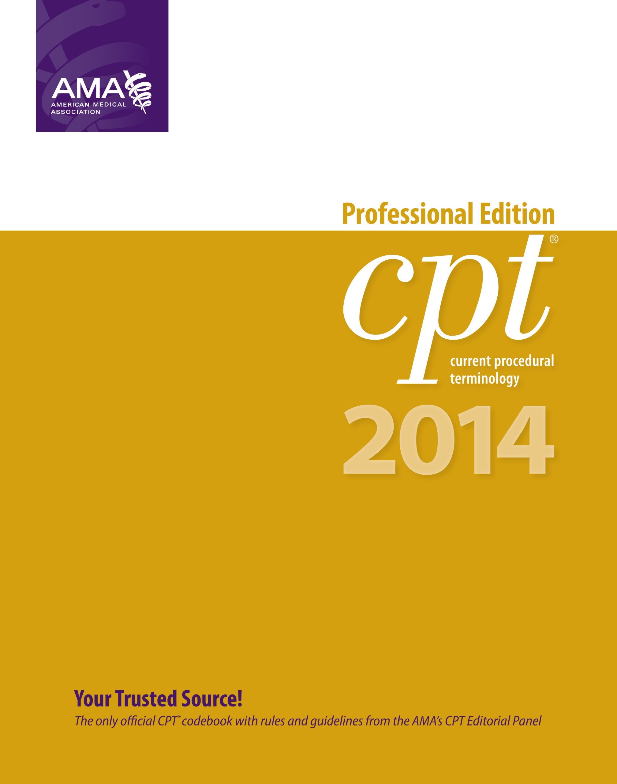 CPT 2014 Professional Edition (Current Procedural Terminology, Professional Ed. (Spiral)),New