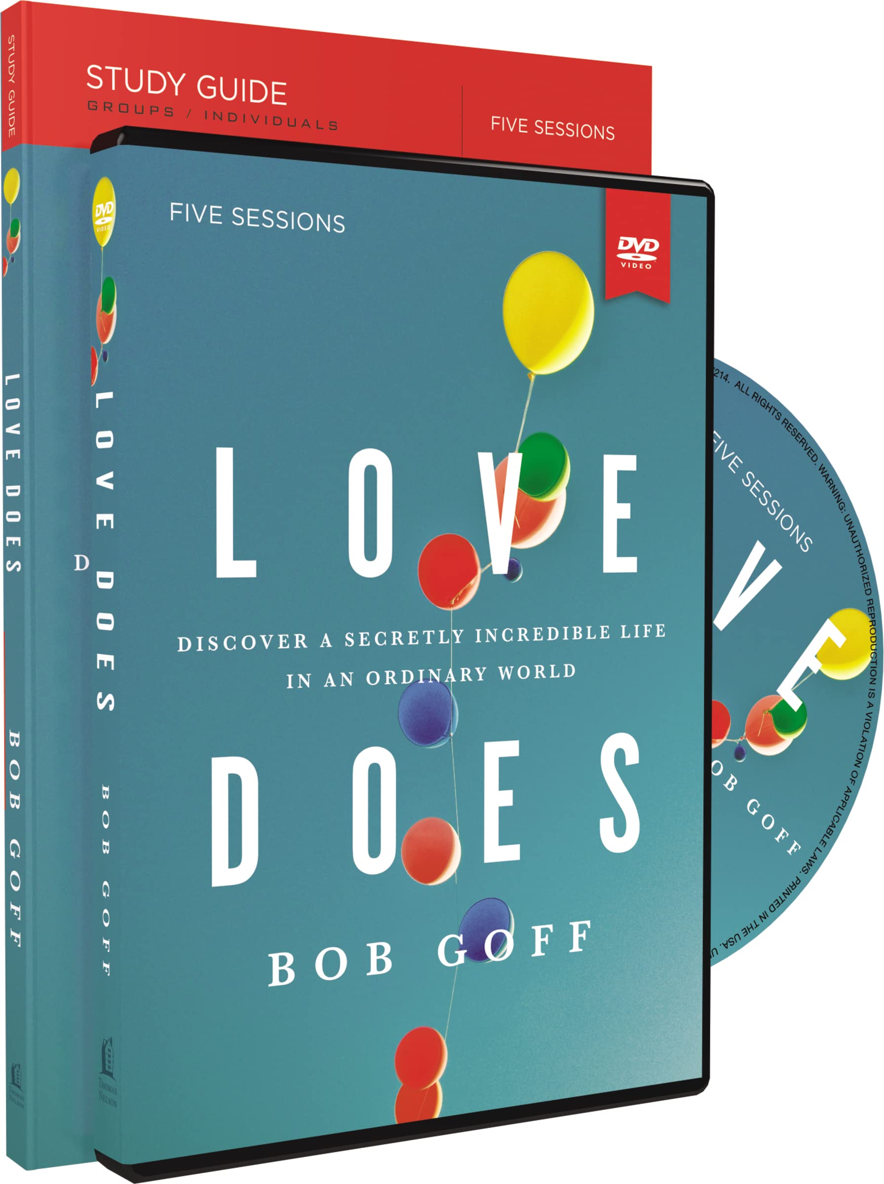 Love Does Study Guide with DVD: Discover a Secretly Incredible Life in an Ordinary World,Used