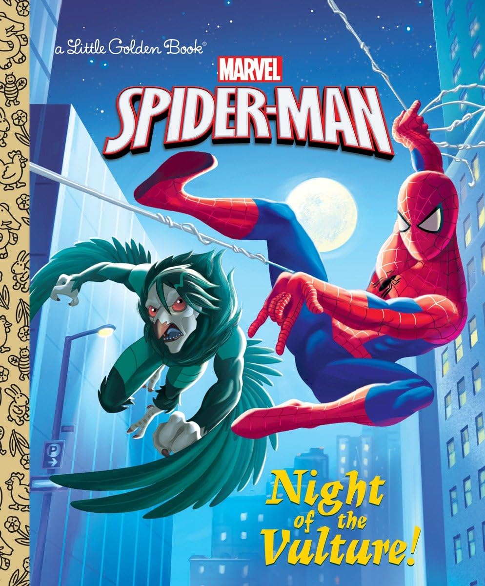 Night of the Vulture! (Marvel: SpiderMan) (Little Golden Book),New