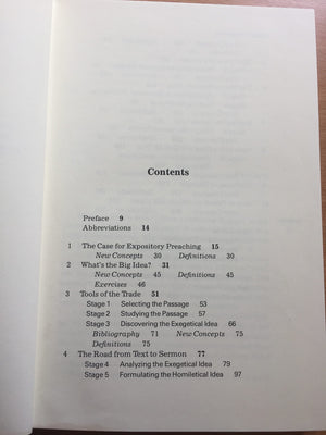 Biblical Preaching: The Development and Delivery of Expository Messages,Used