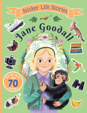 Sticker Life Stories Jane Goodall,New