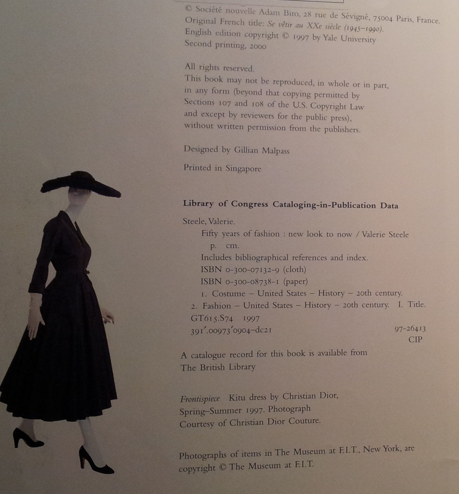 Fifty Years of Fashion: New Look to Now,Used