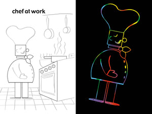 Scratch and Sketch: A Cool Art Activity Book! (Scratch & Sketch),Used