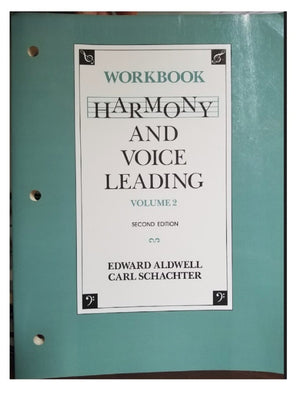 Harmony and Voice Leading: Workbook (Volume 2, Second Edition),Used