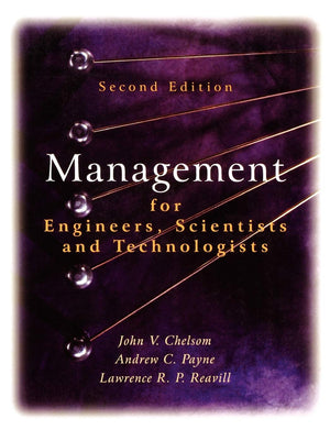 Management For Engineers, Scientists And Technologists