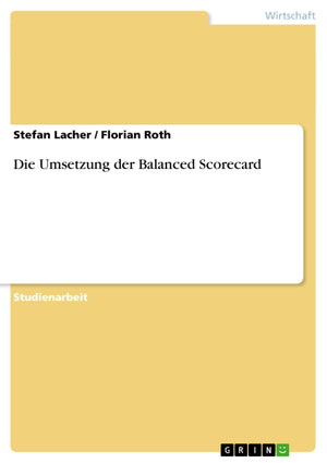 Die Umsetzung der Balanced Scorecard (German Edition),Used