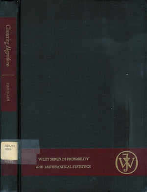Clustering Algorithms (Wiley Series In Probability And Mathematical Statistics)-used