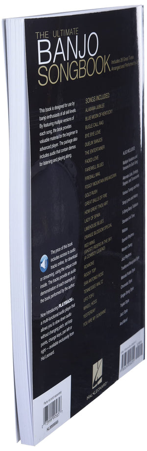 Ultimate Banjo Songbook  26 Favorites Arranged for 5String Banjo Book/Online Audio,New