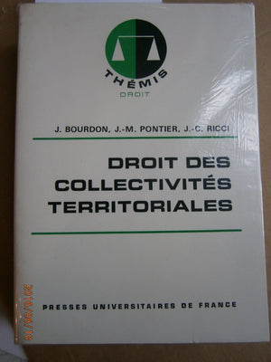 Droit des collectivites territoriale,Used