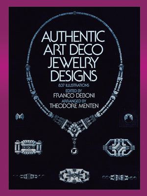 Authentic Art Deco Jewelry Designs (Dover Jewelry And Metalwork),New