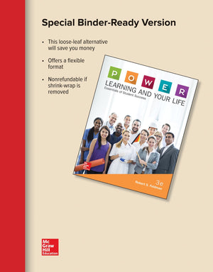 Loose Leaf for P.O.W.E.R. Learning & Your Life: Essentials of Student Success,Used