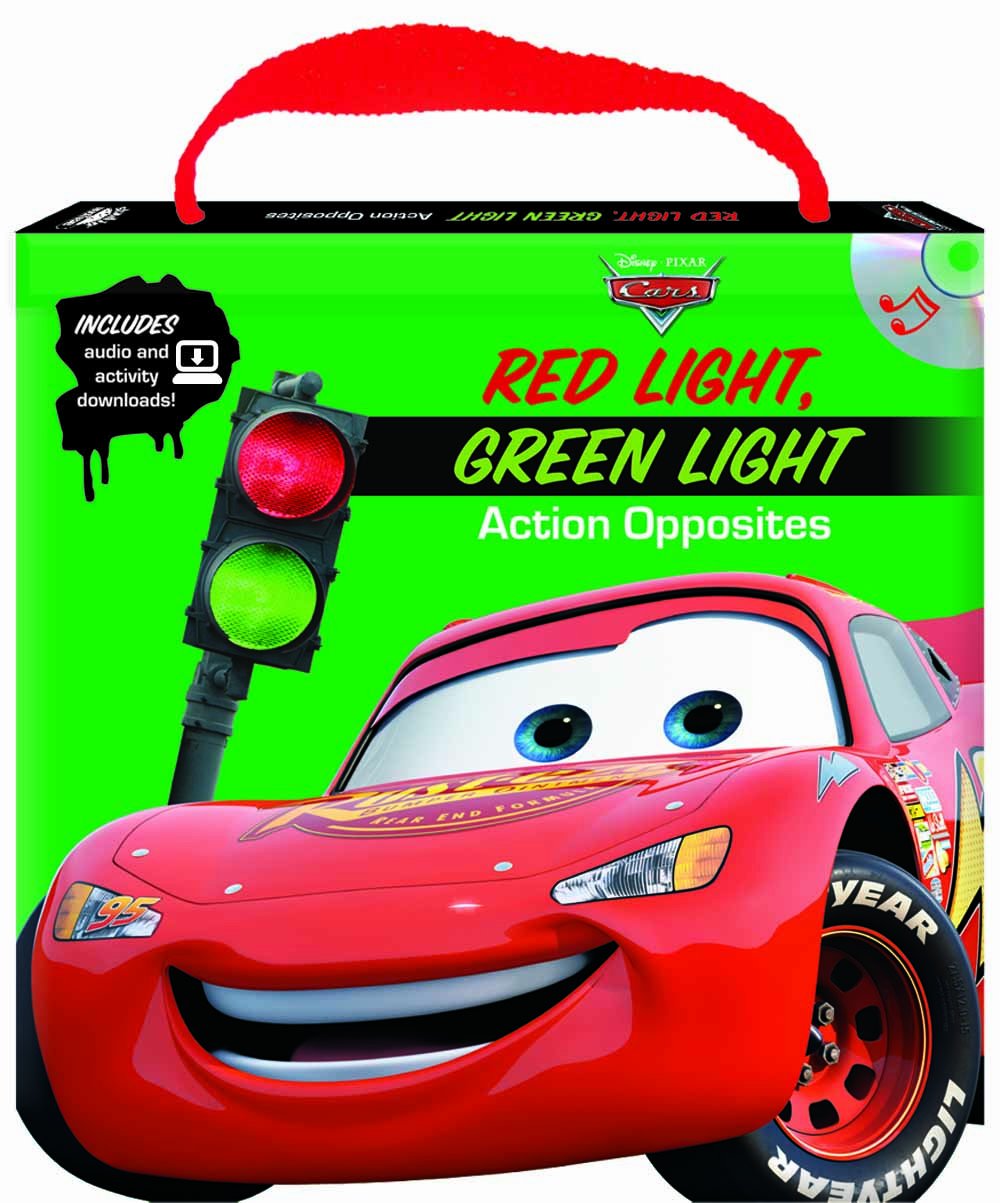 Disney/Pixar Cars Red Light Green Light Action Opposites (Read, Play & Go book with audio CD, easytodownload audiobook and pri,Used