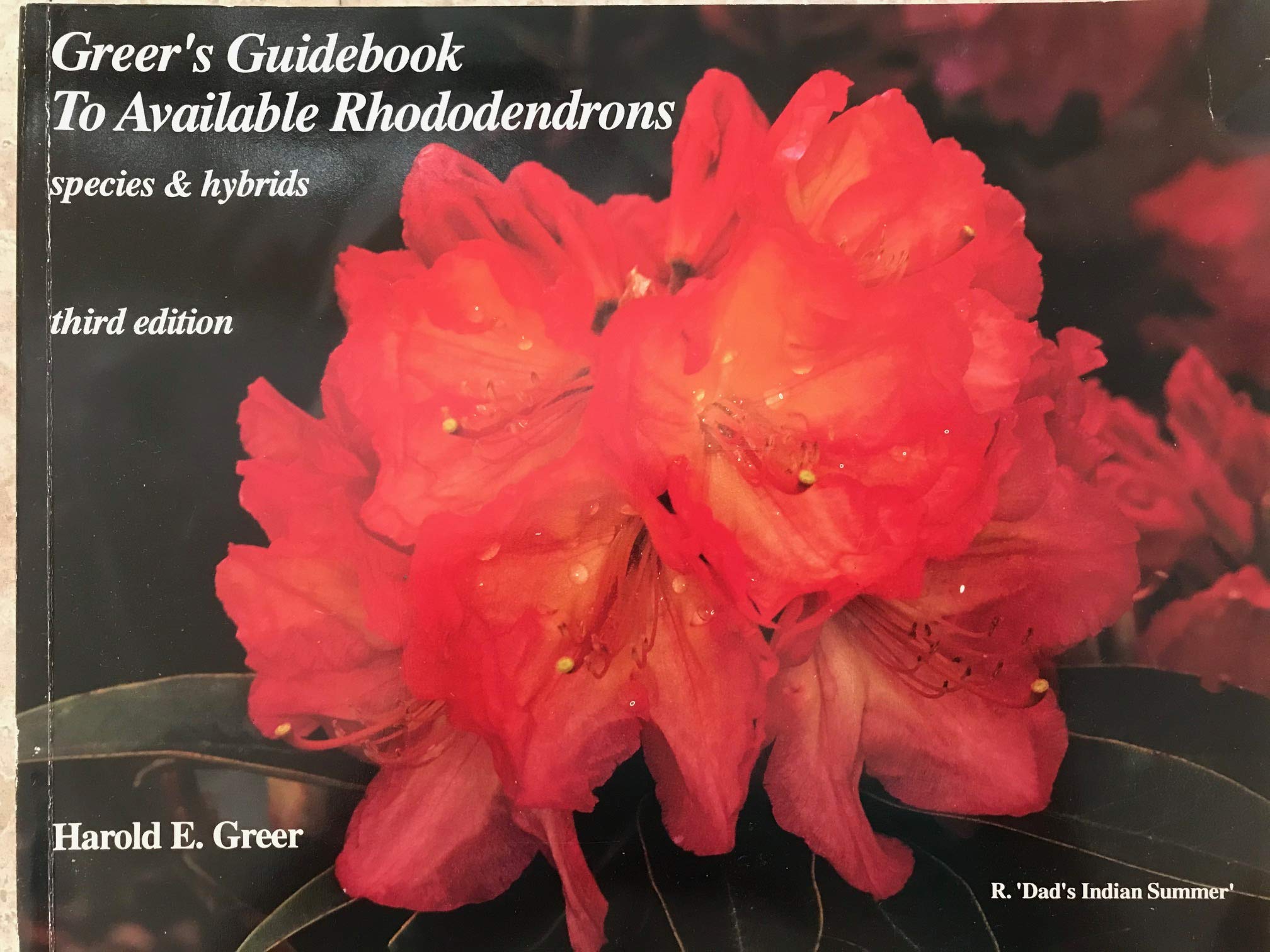 Greer's Guidebook to Available Rhododendrons,Used