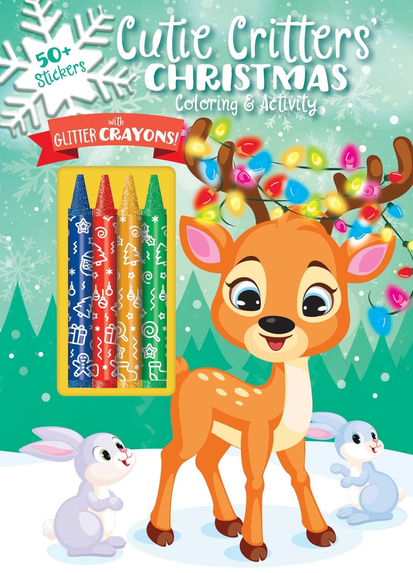 Cutie Critters' Christmas (Color & Activity with Crayons),New