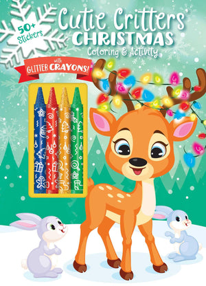 Cutie Critters' Christmas (Color & Activity with Crayons),New