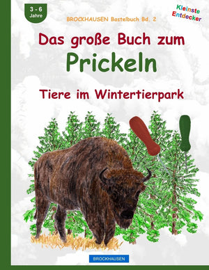 BROCKHAUSEN Bastelbuch Bd. 2: Das grosse Buch zum Prickeln: Tiere im Wintertierpark (Kleinste Entdecker) (German Edition),Used