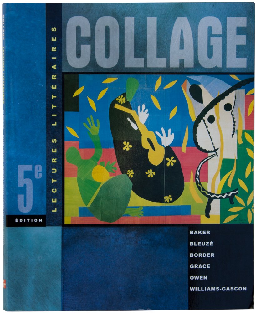 Collage: Lectures Litteraires, 5th Edition (English and French Edition),Used