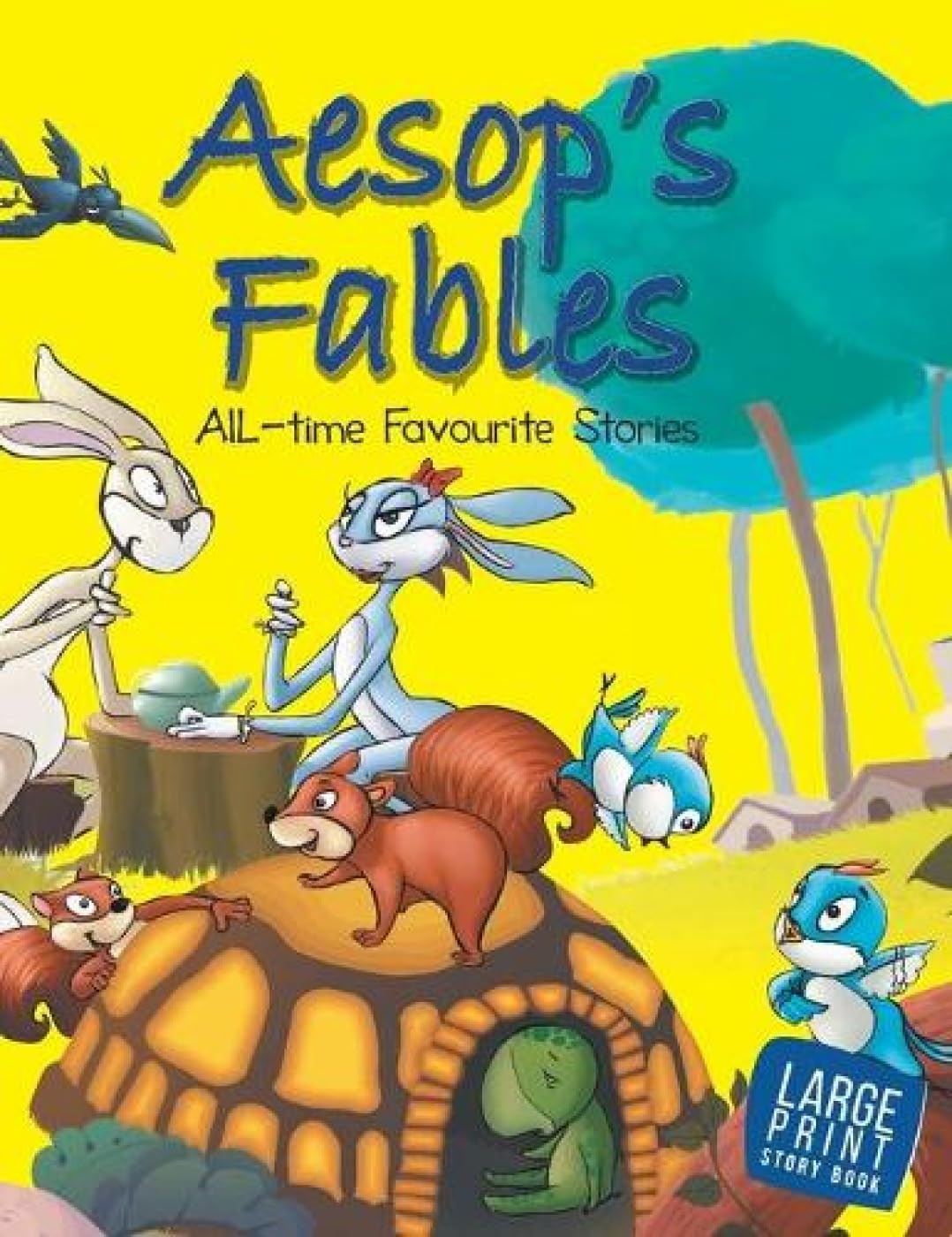 AesopS Fables For Children: All-Time Favourite Stories For Kids | Classic Animal Fables With Timeless Wisdom | Fun Moral Tales Of Honesty, Kindness & Bravery | Beloved Bedtime Read-Aloud | Inspiring Life Lessons - Large Print