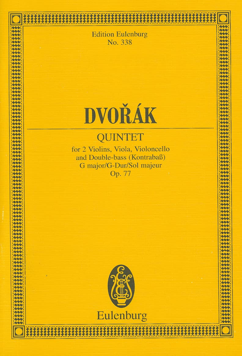String Quintet in G Major, Op. 77 (Edition Eulenburg),Used