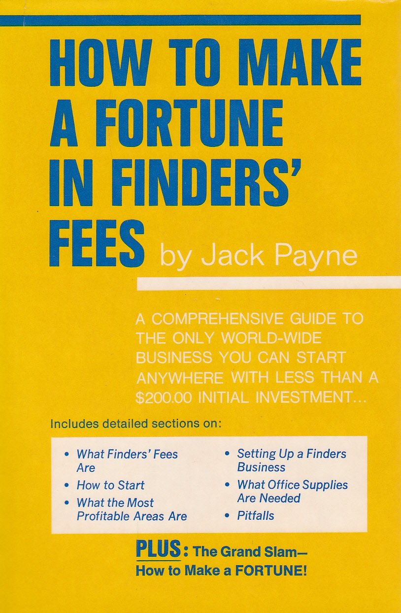 How to Make a Fortune in Finders' Fees,Used