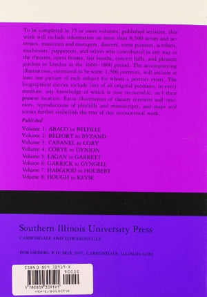 A Biographical Dictionary of Actors, Volume 8, Hough to Keyse: Actresses, Musicians, Dancers, Managers, and Other Stage Personne,Used