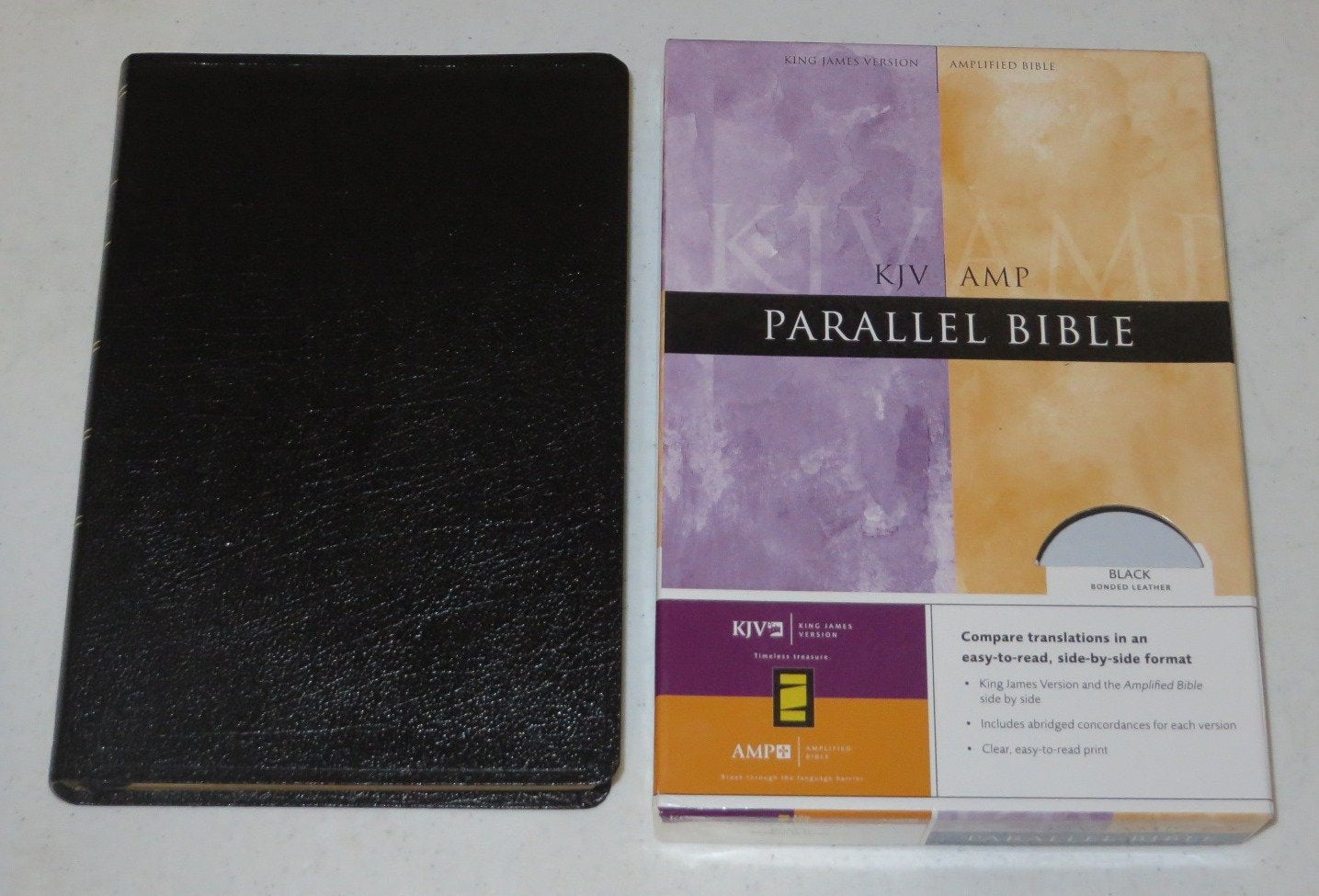 Holy Bible: King James Version and Amplified Version: Parallel Bible,New