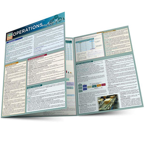 Operations Management QuickStudy Laminated Reference Guide (QuickStudy Business),Used